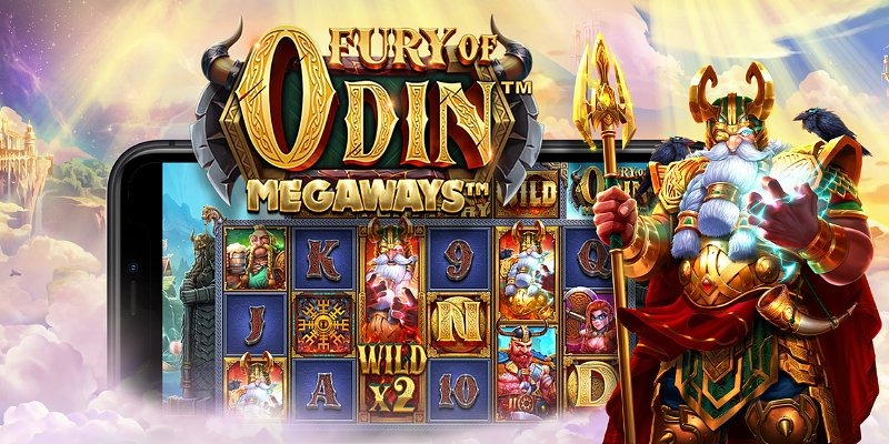 Battle with the Norse Gods in Fury of Odin Megaways.